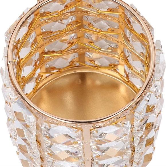 Crystal Makeup Brush Holder Gold - Picture 4 of 5